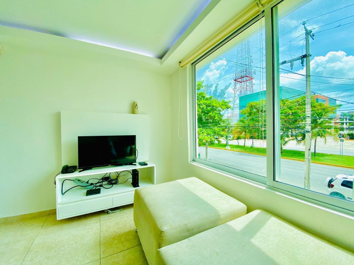 Apartamento Calido Y Moderno En La Entrada De La Zona Hotelera Cancún Buitenkant foto
